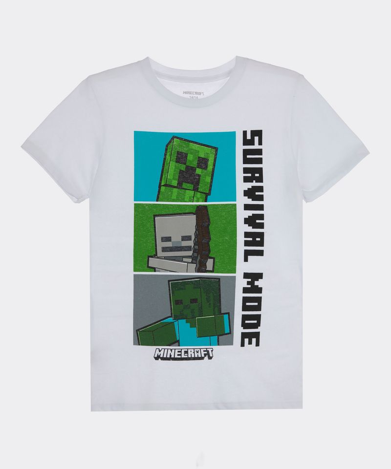 Playera de Licencia Minecraft de  Niño Juvenil