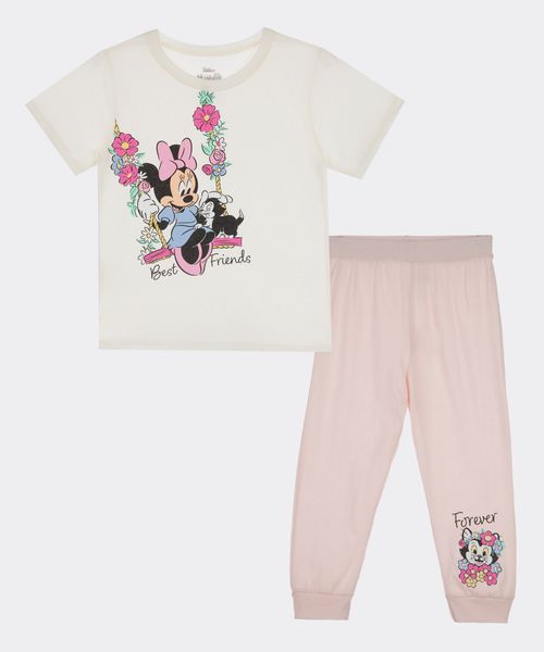 Set Pijama Pantalón y Playera Minnie Mouse de  Beba Años