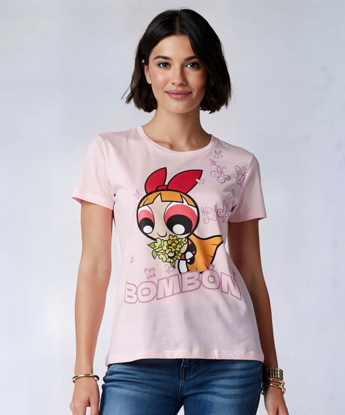 Playera de Licencia Mickey Mouse de  Dama