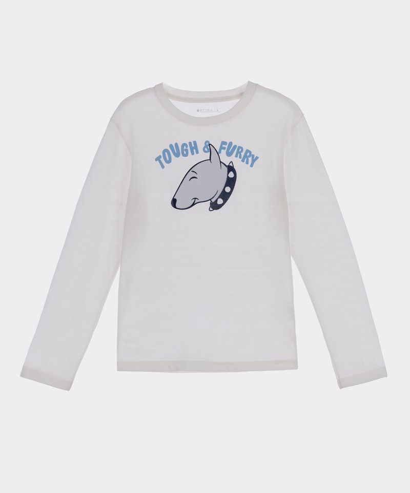 Playera Manga Larga  de  Niño Infantil