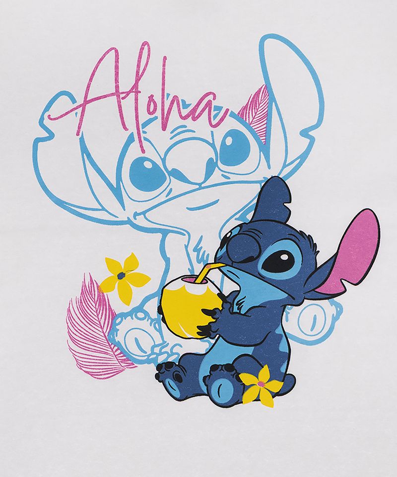 Playera de Licencia Stitch de  Niña Infantil