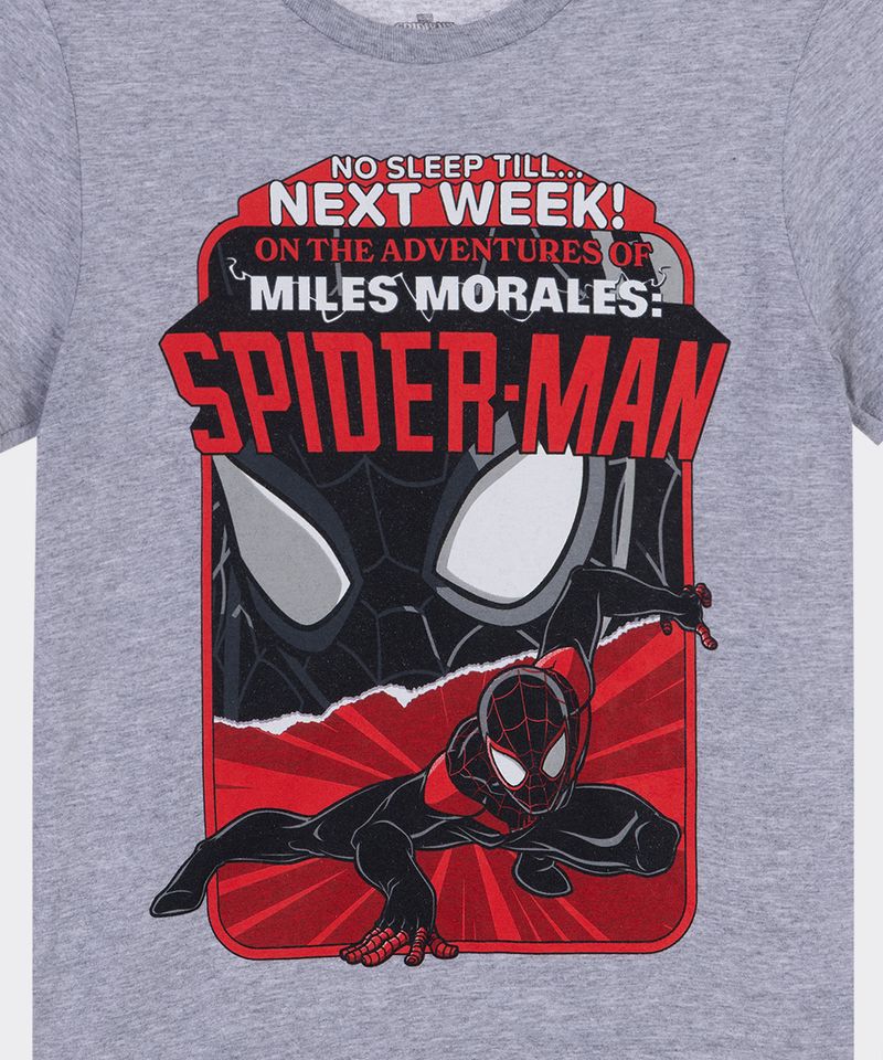 Playera de Licencia Spiderman de  Niño Juvenil