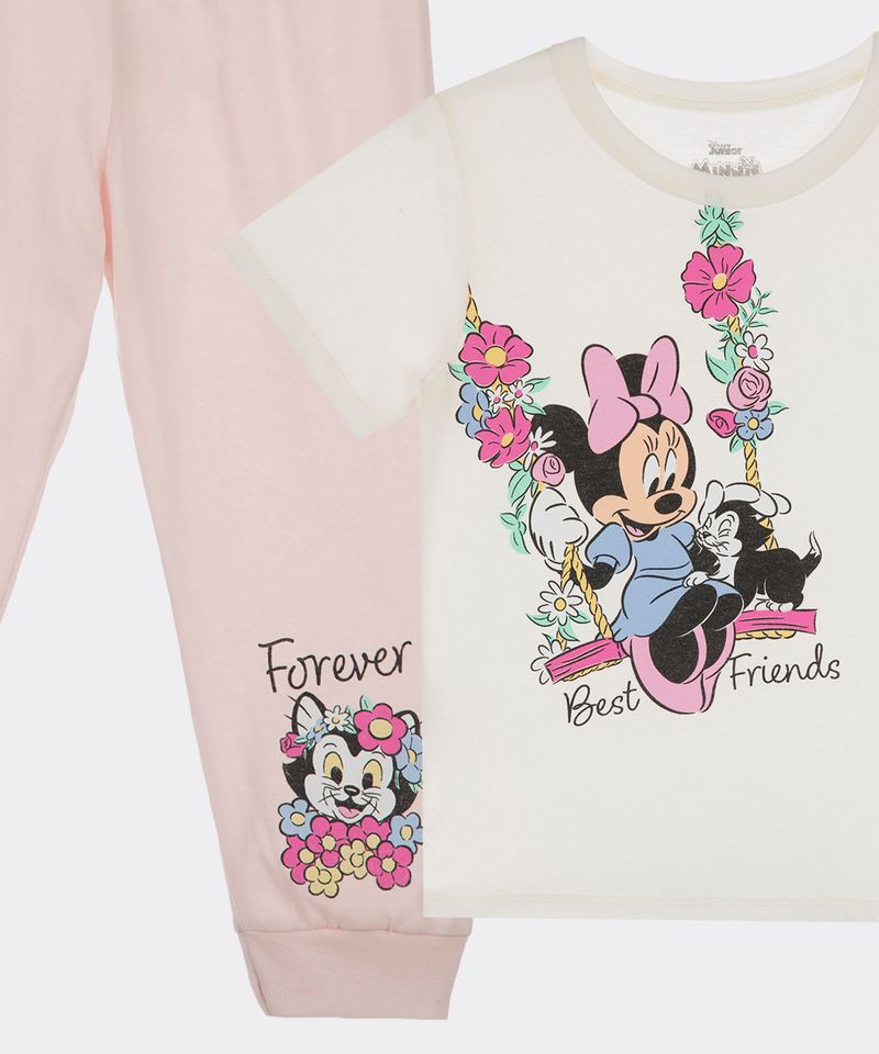Set Pijama Pantalón y Playera Minnie Mouse de  Beba Años