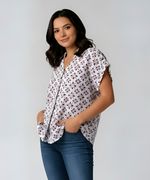 Blusa Manga Corta  de  Dama