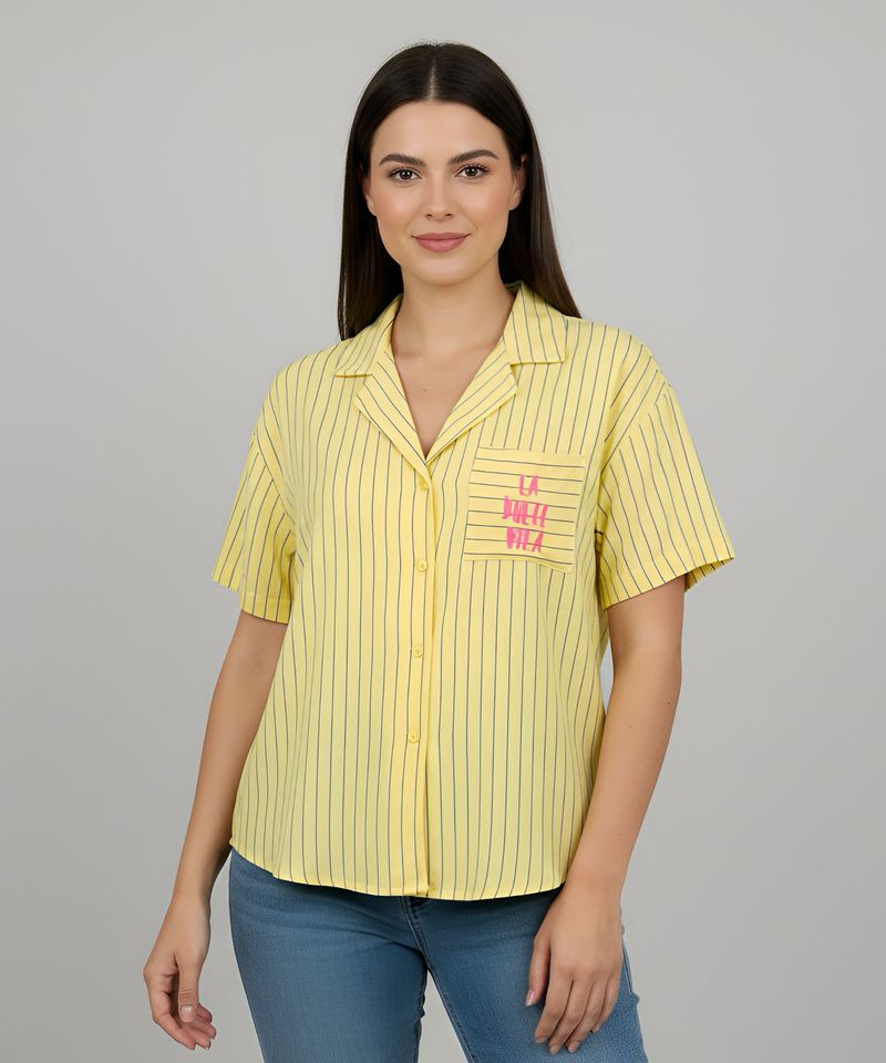 Blusa Manga Corta  de  Dama