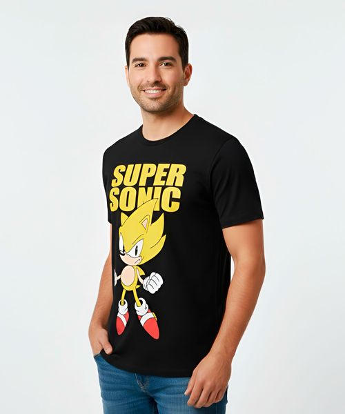 Playera de Licencia Sonic de  Caballero