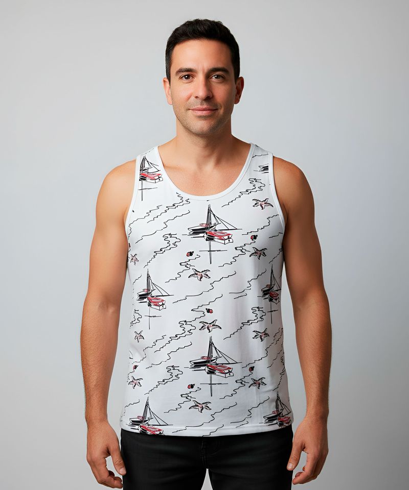 Playera Tank Top  de  Caballero