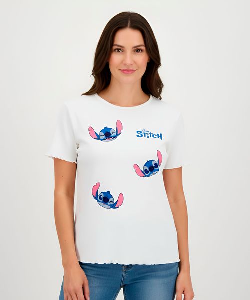 Playera de Licencia Lilo Y Stitch de  Dama