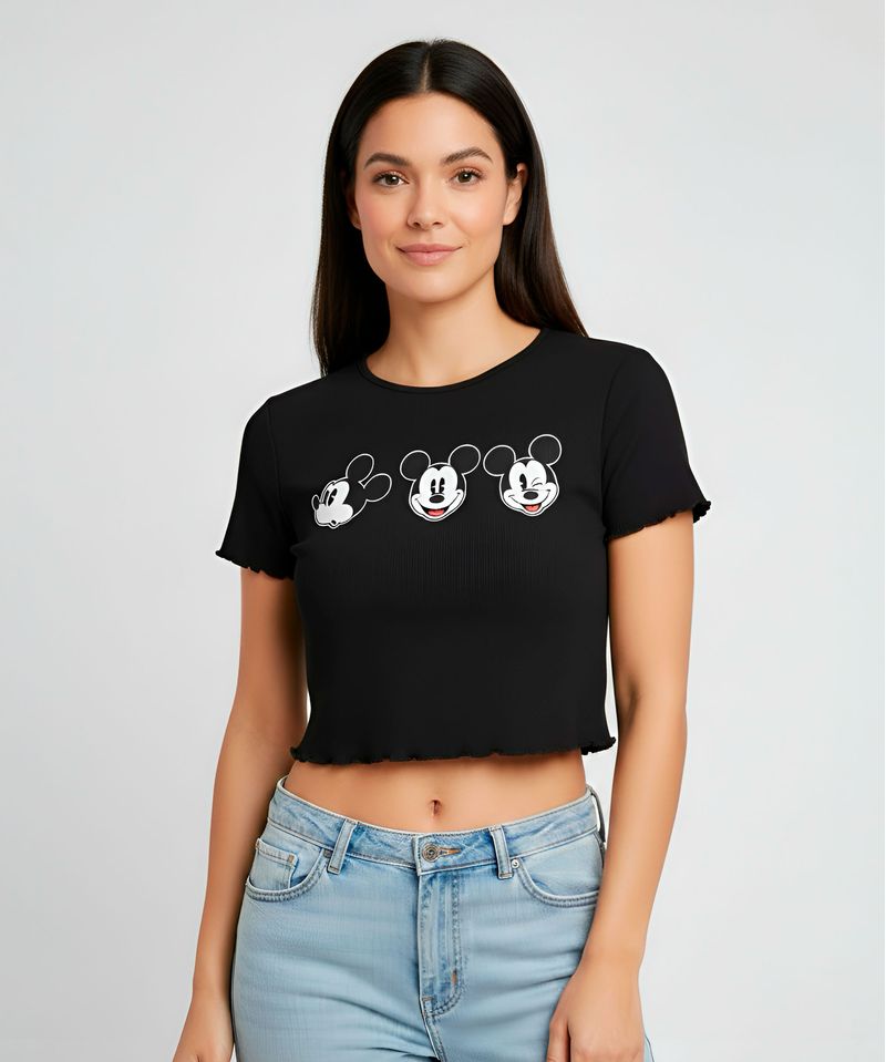 Playera de Licencia Mickey Mouse de  Dama