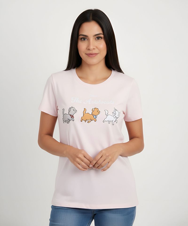Playera de Licencia Mickey Mouse de  Dama