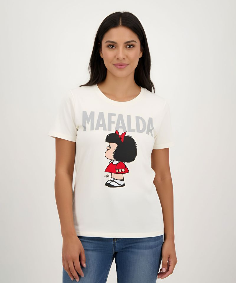 Playera de Licencia Mafalda de  Dama