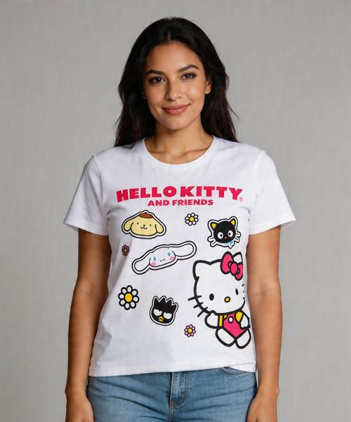 Playera de Licencia Hello Kitty de  Dama