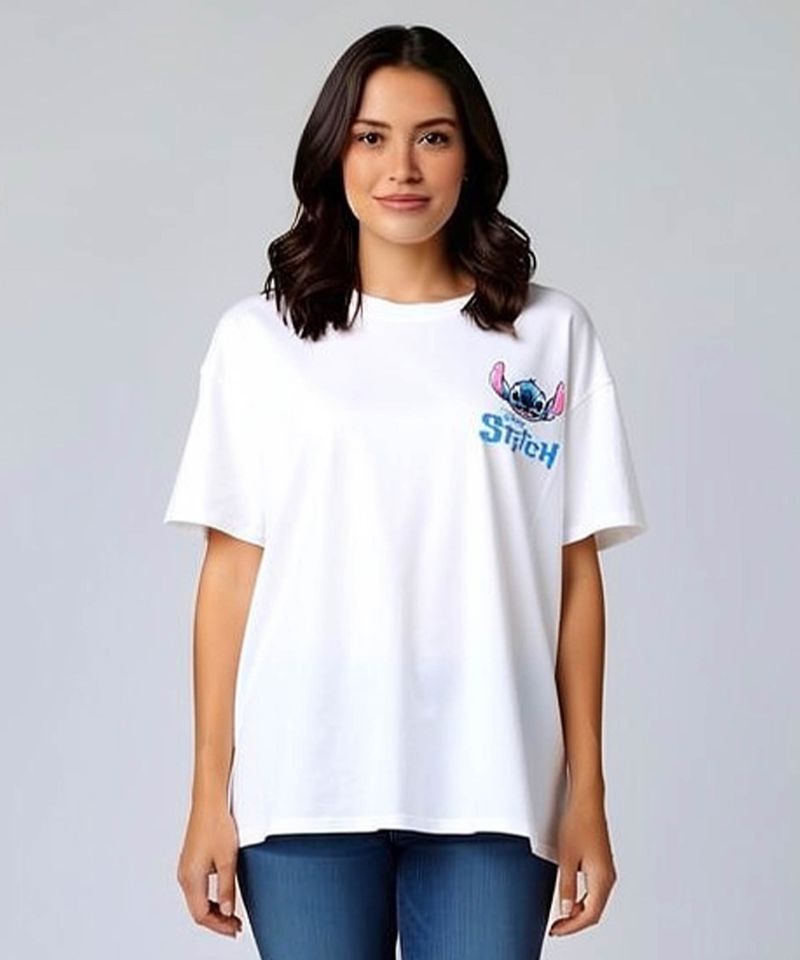 Playera de Licencia Lilo Y Stitch de  Dama