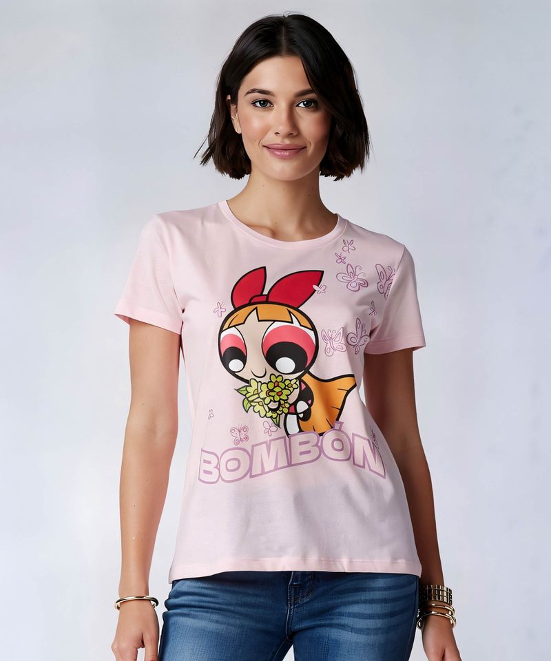 Playera de Licencia Mickey Mouse de  Dama