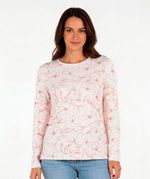 Playera Manga Larga  de  Dama