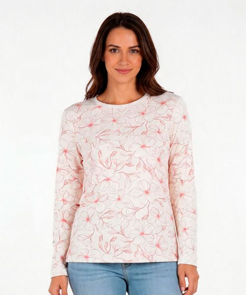 Playera Manga Larga  de  Dama