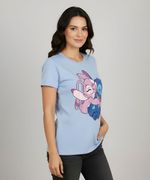 Playera de Licencia Stitch de  Dama