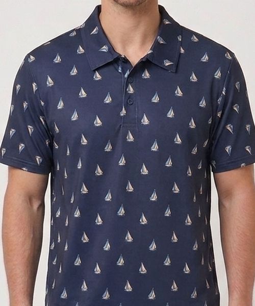 Playera Polo Manga Corta  de  Caballero