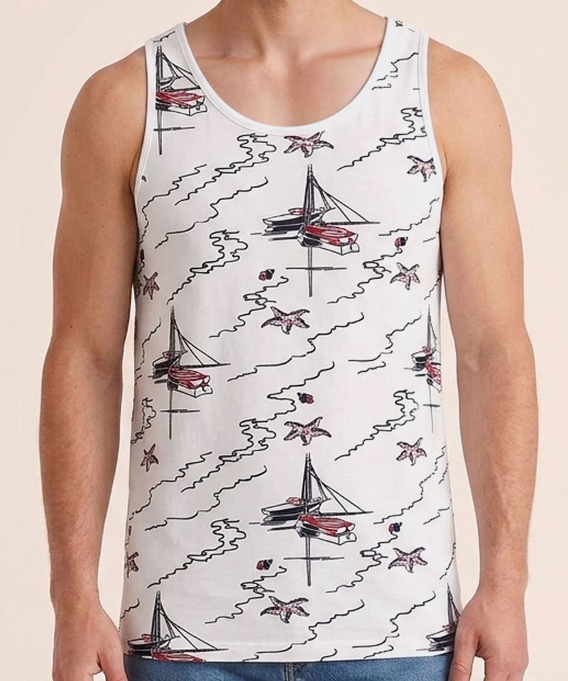 Playera Tank Top  de  Caballero