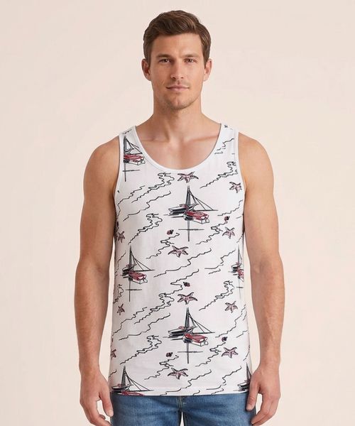 Playera Tank Top  de  Caballero