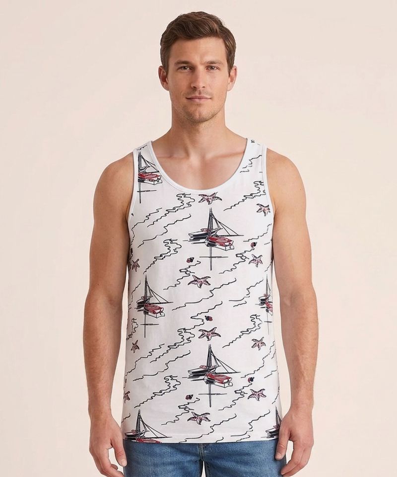 Playera Tank Top  de  Caballero