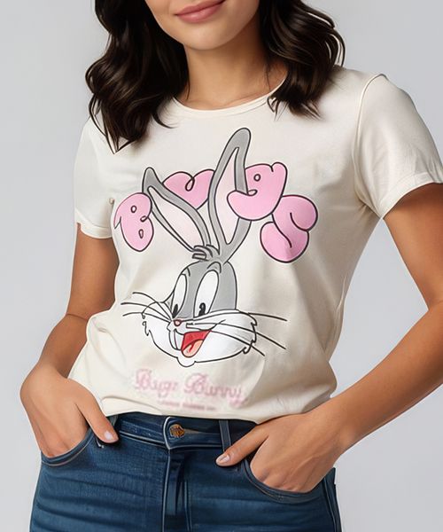 Playera de Licencia Mickey Mouse de  Dama