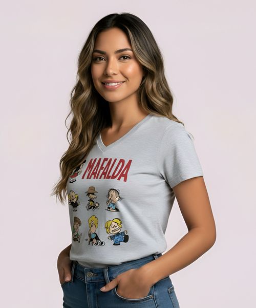Playera de Licencia Mafalda de  Dama