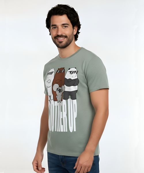 Playera de Licencia We Bare Bears de  Caballero