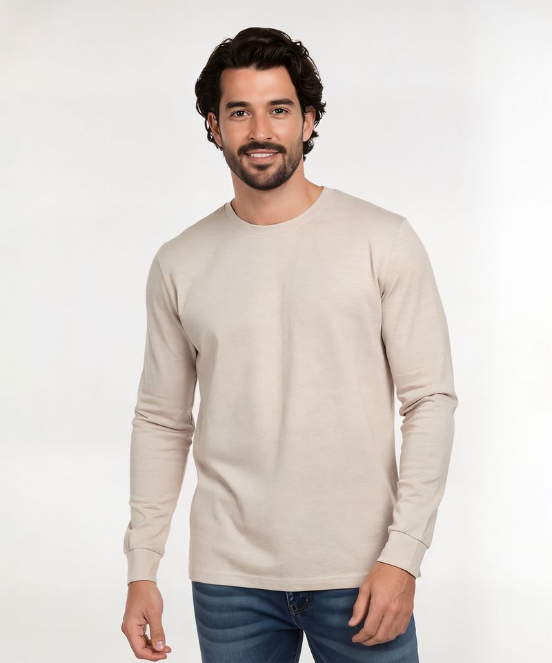 Playera Manga Larga de Caballero