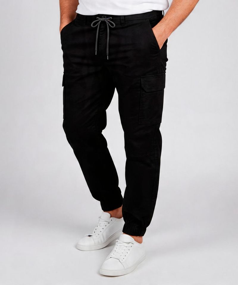 Jogger de Gabardina  de  Caballero