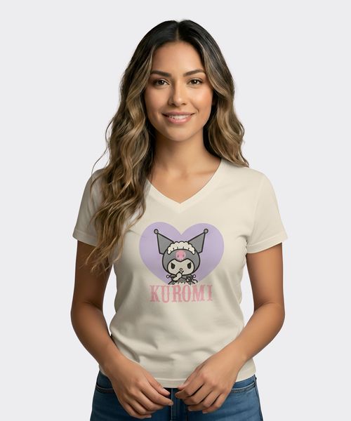 Playera de Licencia Kuromi de  Dama