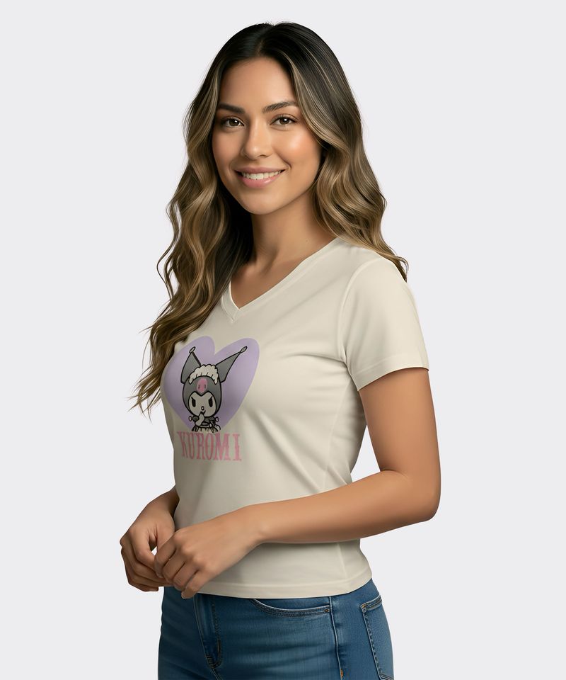 Playera de Licencia Kuromi de  Dama