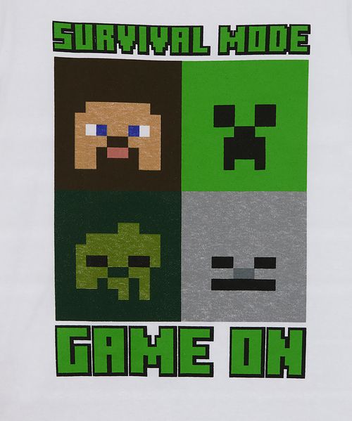 Playera de Licencia Minecraft de  Niño Infantil