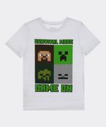 Playera de Licencia Minecraft de  Niño Infantil