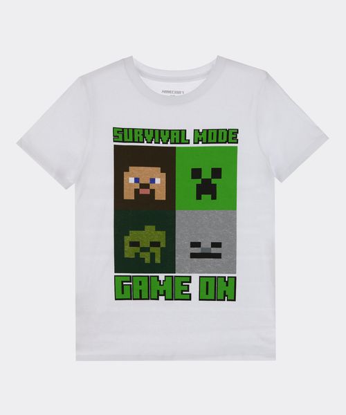 Playera de Licencia Minecraft de  Niño Infantil