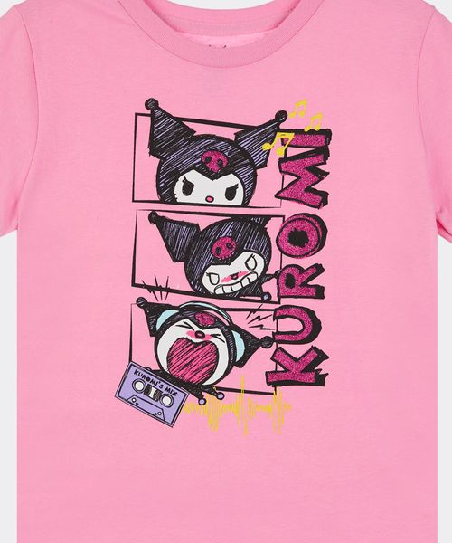 Playera de Licencia Kuromi de  Niña Infantil