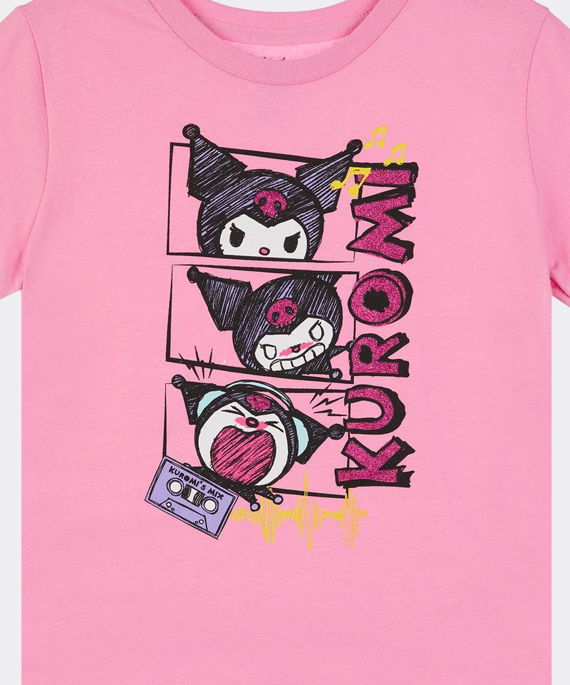 Playera de Licencia Kuromi de  Niña Infantil