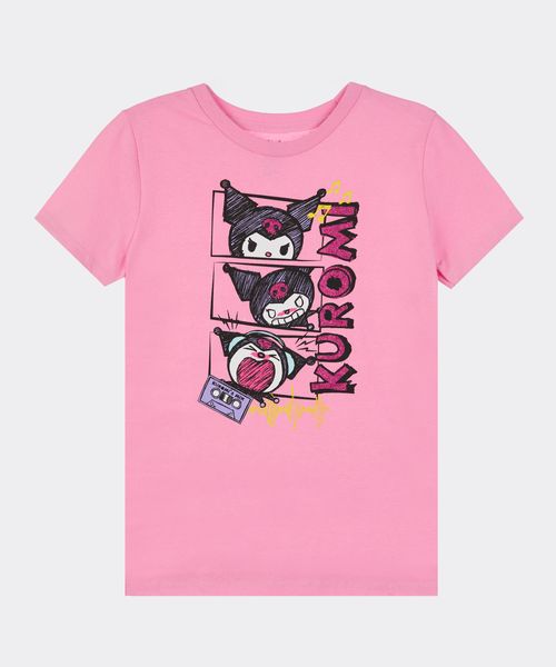 Playera de Licencia Kuromi de  Niña Infantil