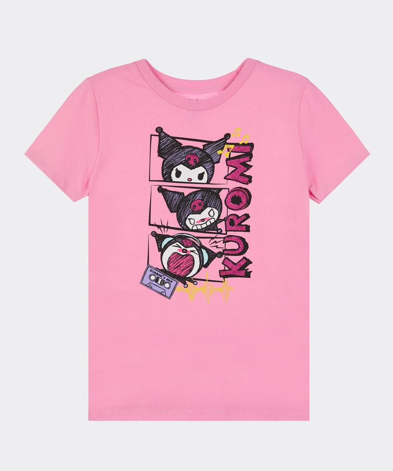 Playera de Licencia Kuromi de  Niña Infantil
