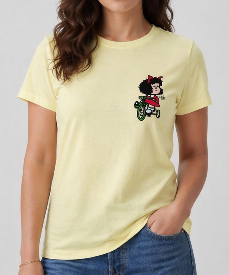 Playera de Licencia Mafalda de  Dama