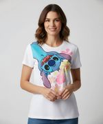 Playera de Licencia Stitch de  Dama