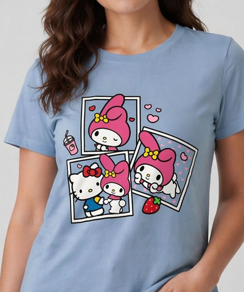 Playera de Licencia Hello Kitty de  Dama