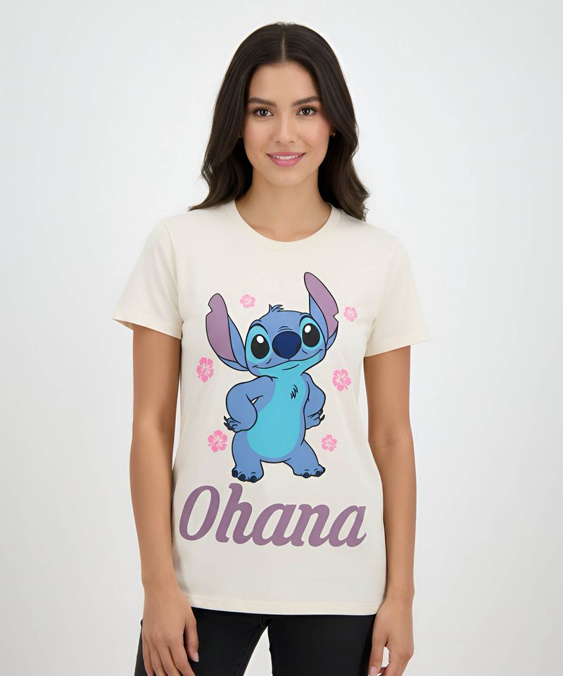 Playera de Licencia Stitch de  Dama