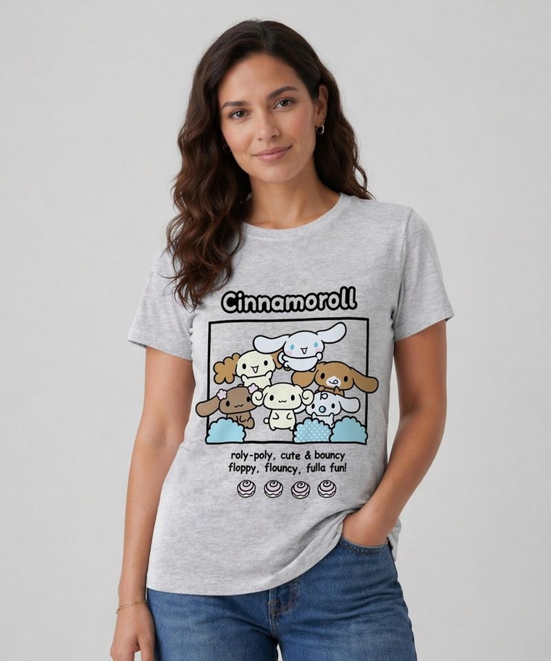 Playera de Licencia Cinnamoroll de  Dama