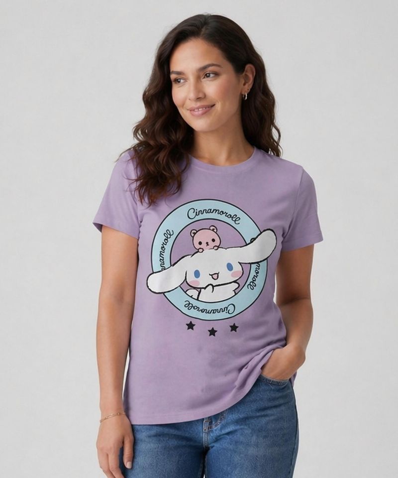 Playera de Licencia Cinnamoroll de  Dama