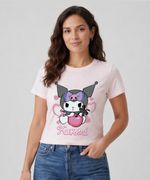 Playera de Licencia Kuromi de  Dama