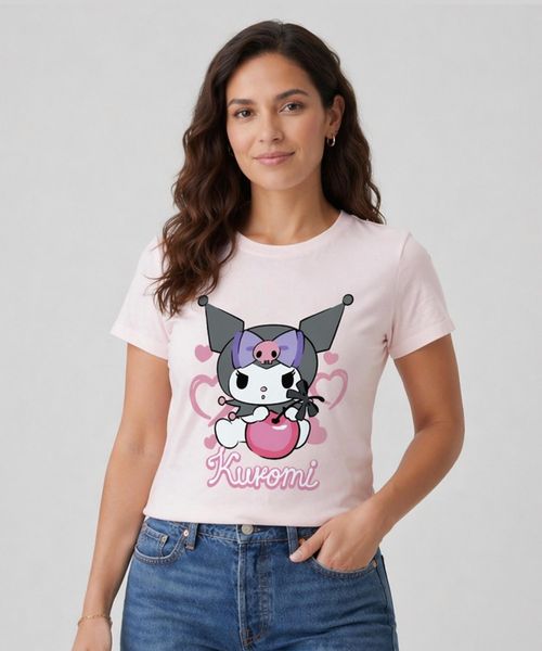 Playera de Licencia Kuromi de  Dama