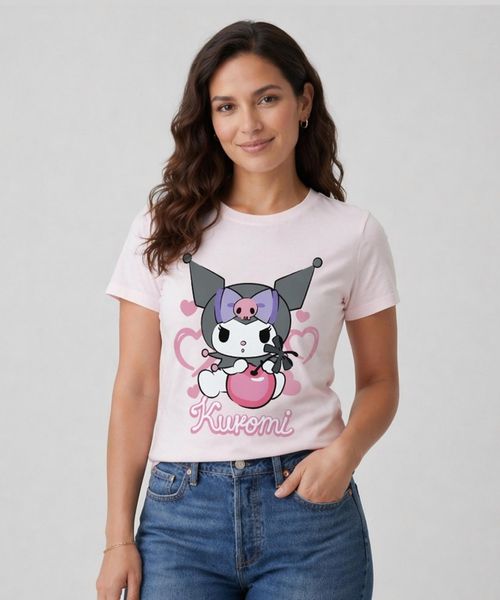 Playera de Licencia Kuromi de  Dama