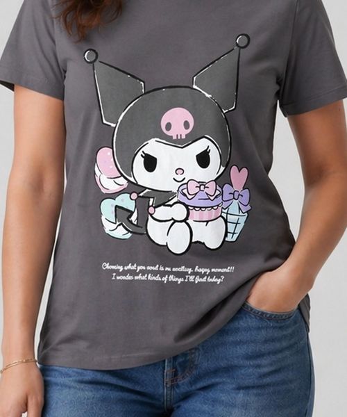 Playera de Licencia Kuromi de  Dama