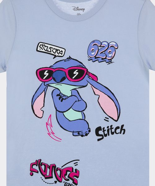 Playera de Licencia Stitch de  Niña Juvenil